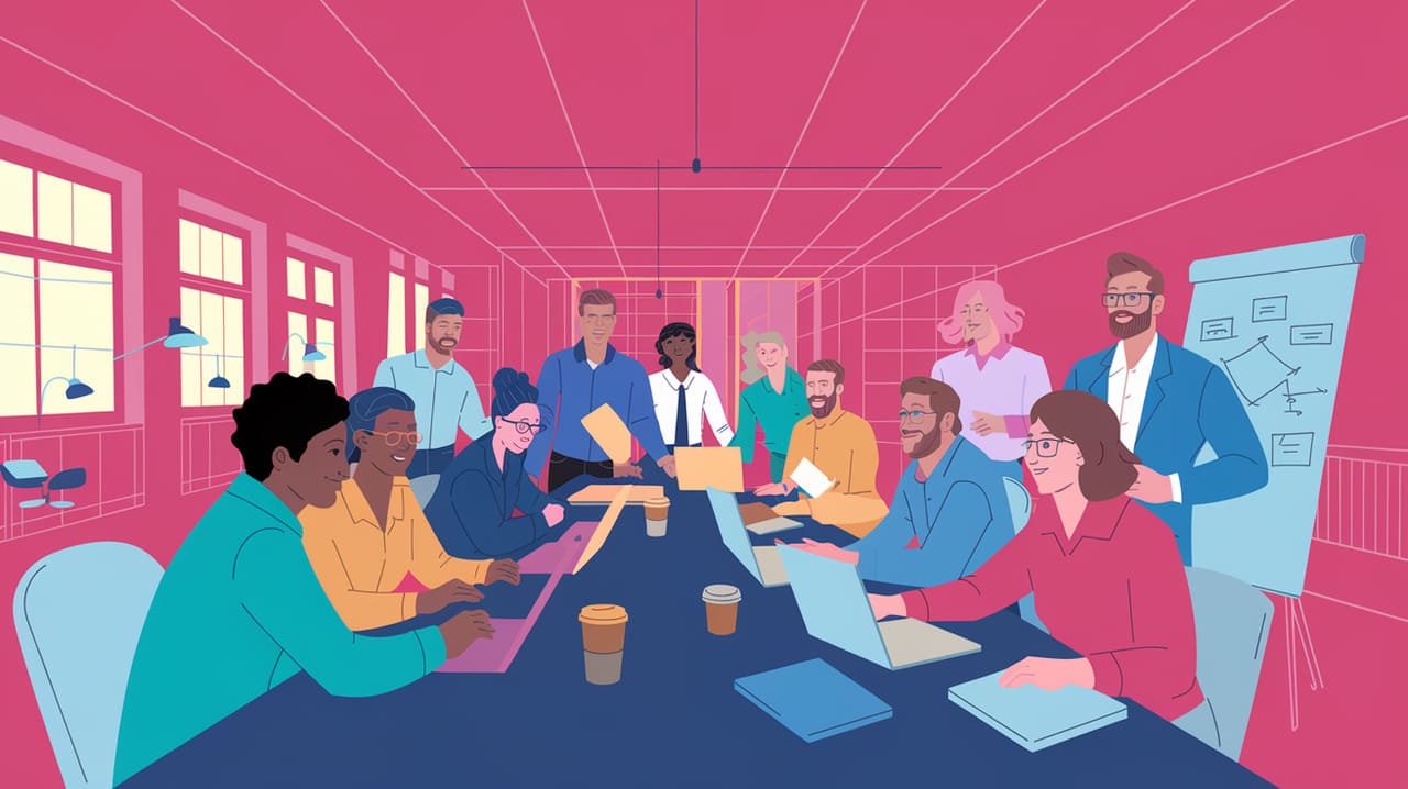 Työntekijöiden yhteistyö monikulttuurisessa ympäristössä.