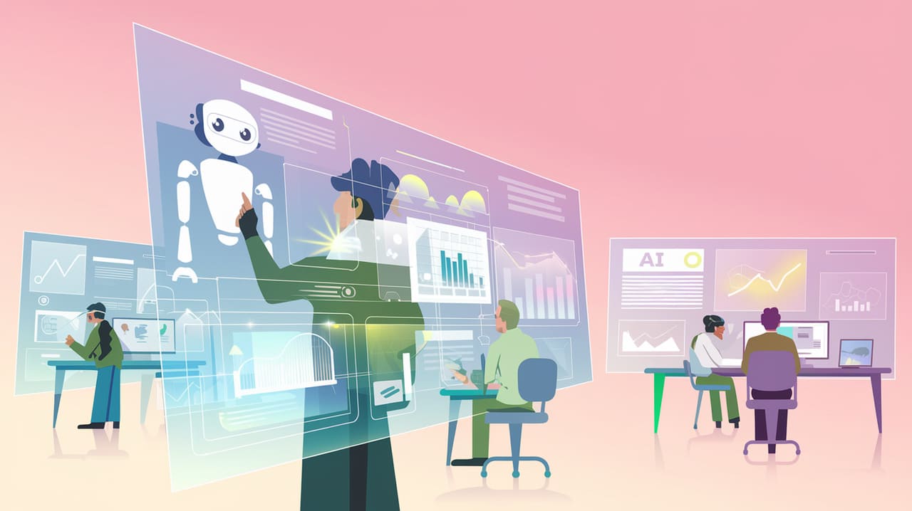 Kuva tulevaisuuden työtaidoista, tekoälystä, tunneälystä ja hybridityön trendeistä skandinaavisissa yrityksissä kuten Maersk ja Volvo