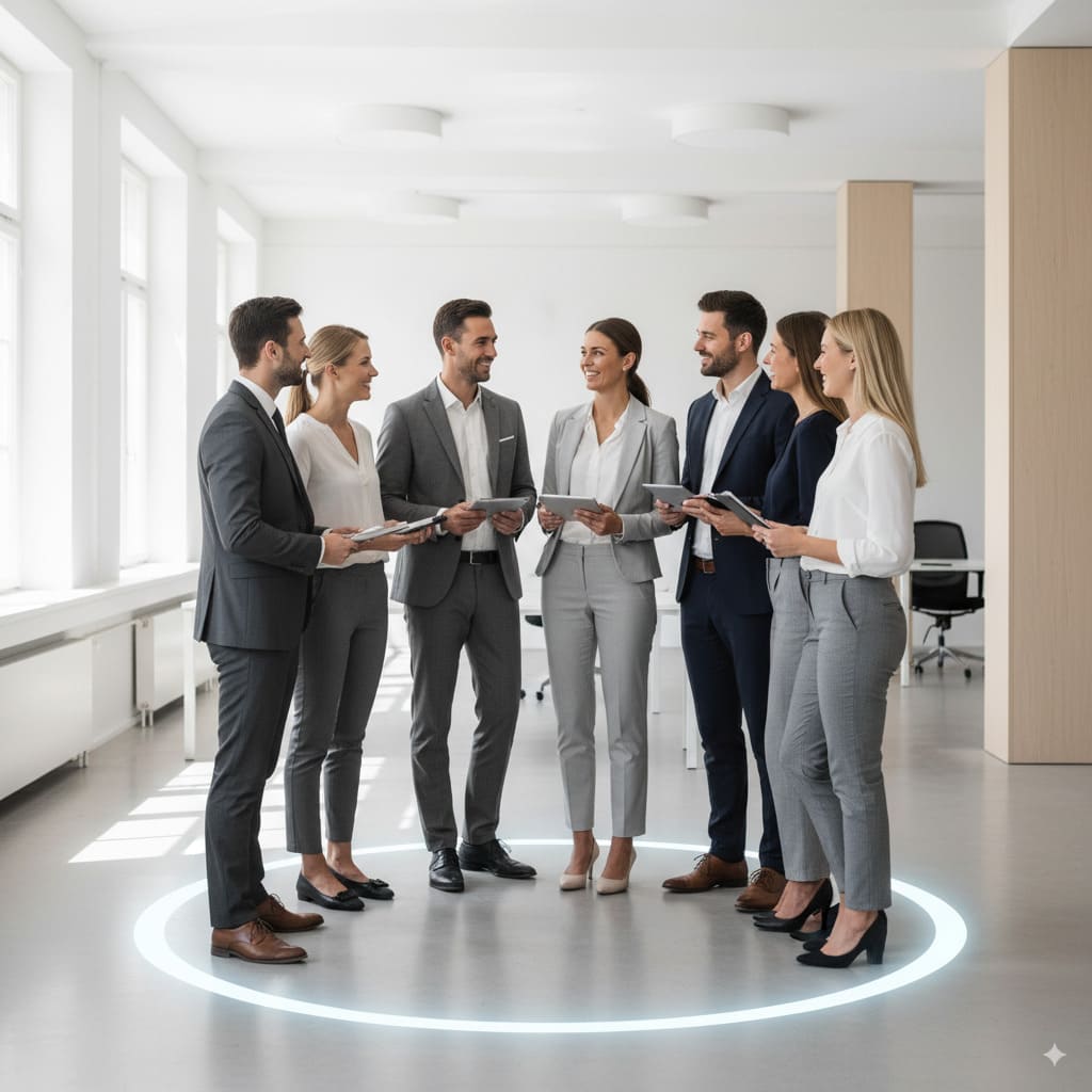 Yksinkertainen kaavio, joka näyttää linnan, jota suojaa laaja vallihauta, jossa linna on merkitty "brändisi" ja vallihauta " Kumppanikokemus