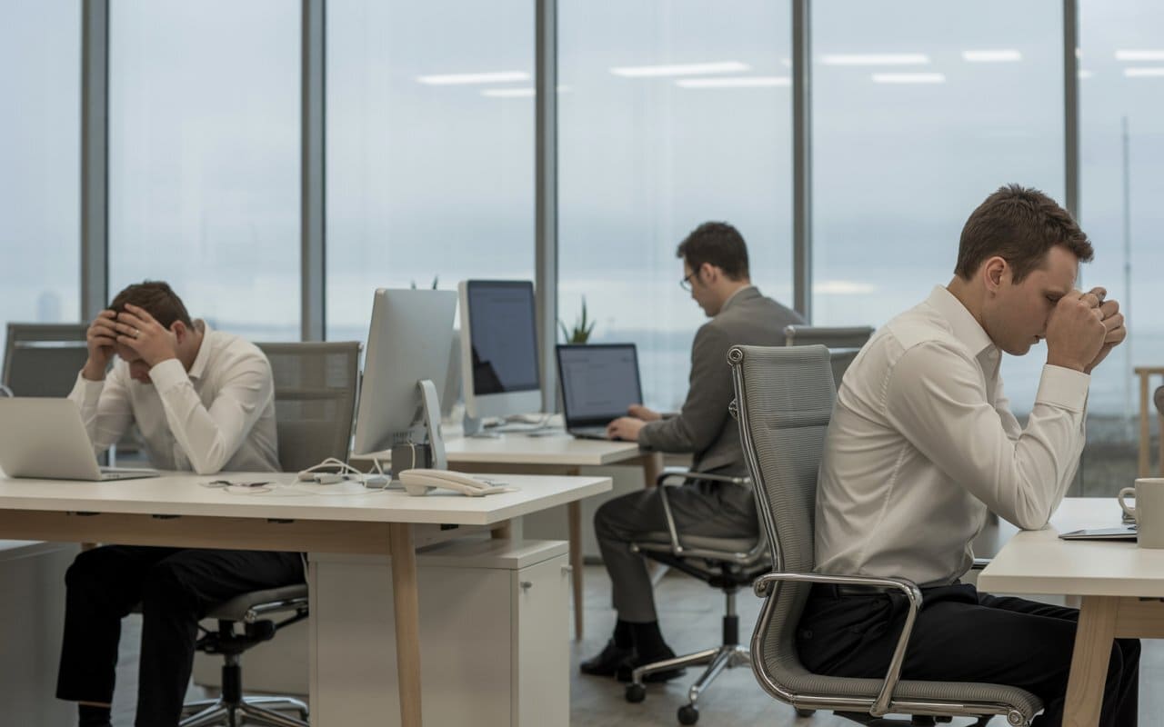 Graph comparing lagging eNPS data versus leading behavioral indicators for predicting employee turnover